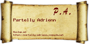 Partelly Adrienn névjegykártya